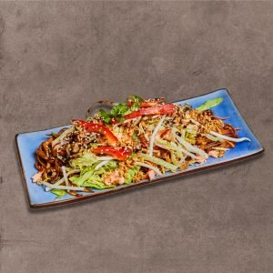 Nouilles Sautées Saumon