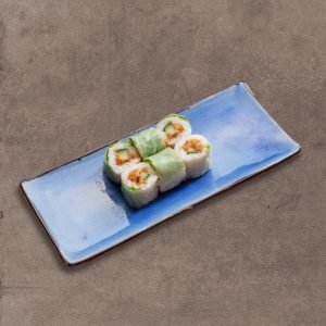 Spring roll Tartare Saumon Épicé Concombre